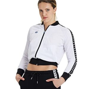 Veste Arena Relax Team Blanc Noir Argent Femme 7