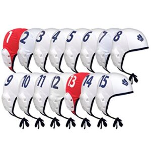 Water Polo Lot De Bonnets Blanc Taille Unique